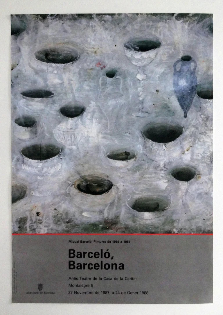 1987 Exhibition Poster Miquel Barceló