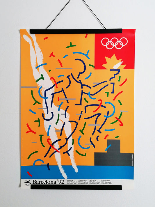 1992 Olympic Poster from Barcelona92 by Alonso / Ayguadé