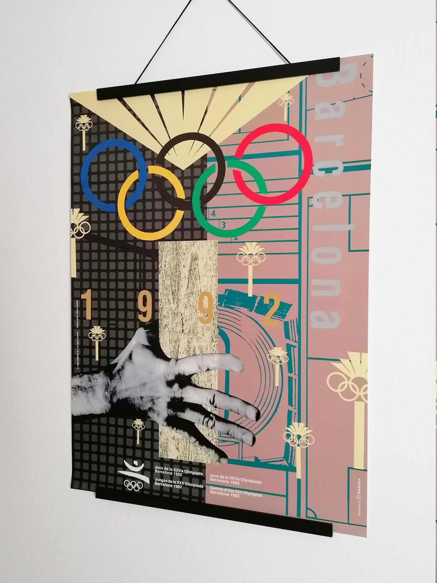 1992 Barcelona Olympic Poster by Alfonso Sostres