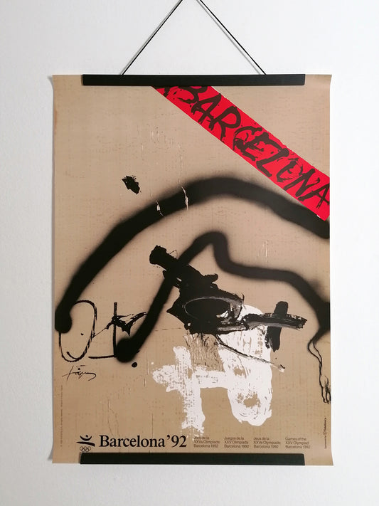 Olympic Poster by Antoni Tapies Barcelona 1992