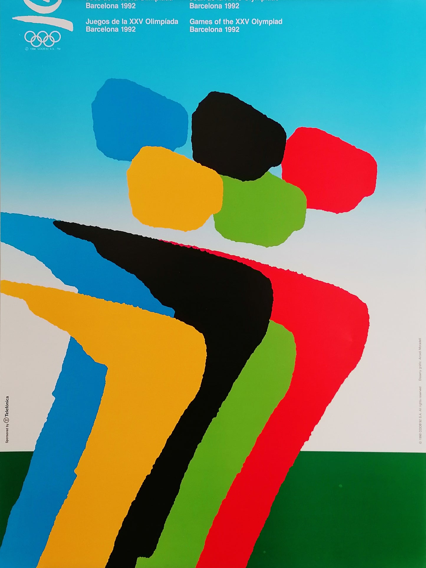 Olympic Poster from Barcelona 1992 by Arcadi Moradell