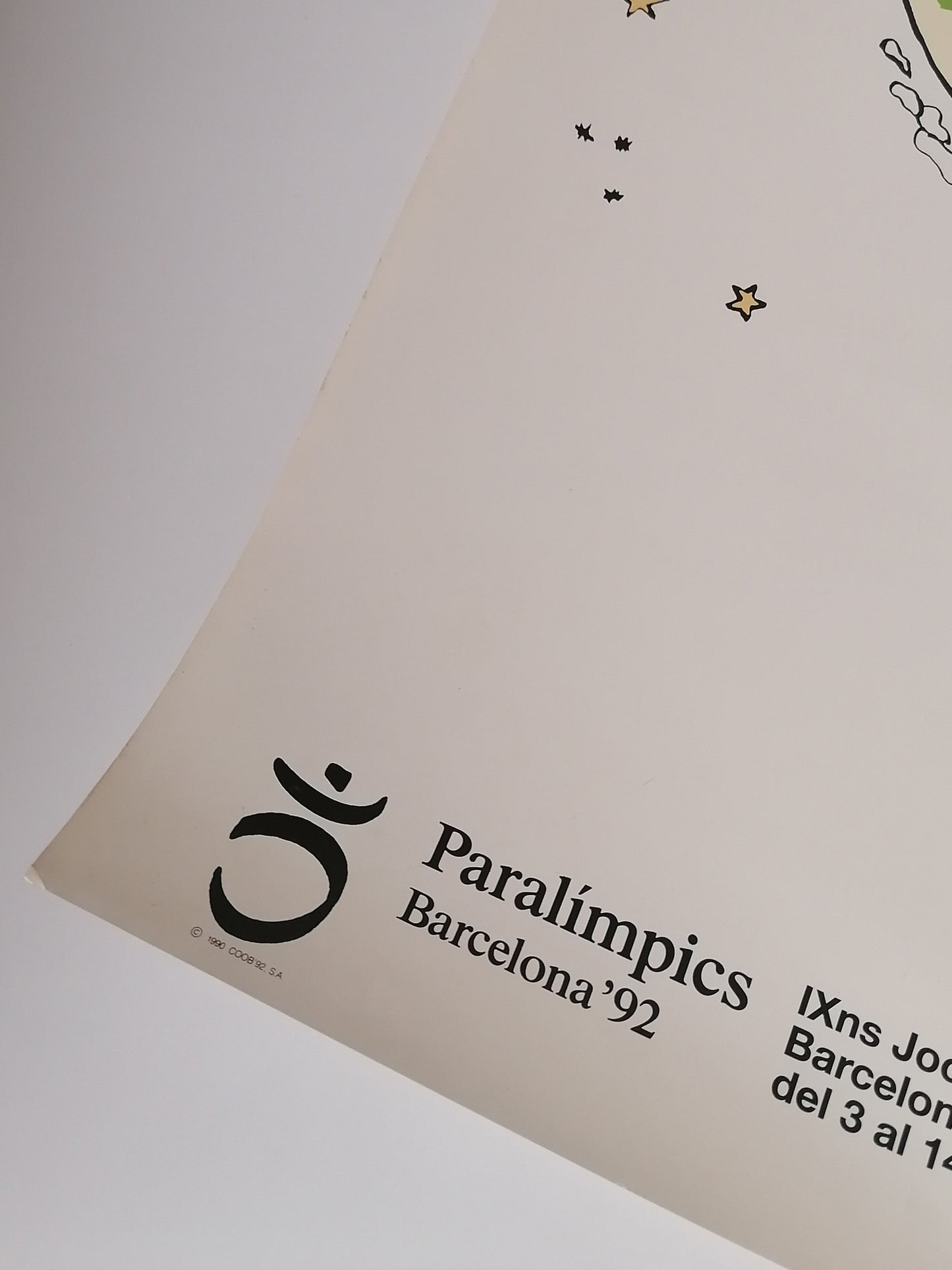 1992 Paralympic Poster Petra Mascot by Javier Mariscal