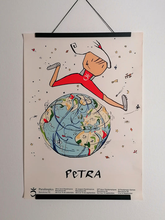 1992 Paralympic Poster Petra Mascot by Javier Mariscal