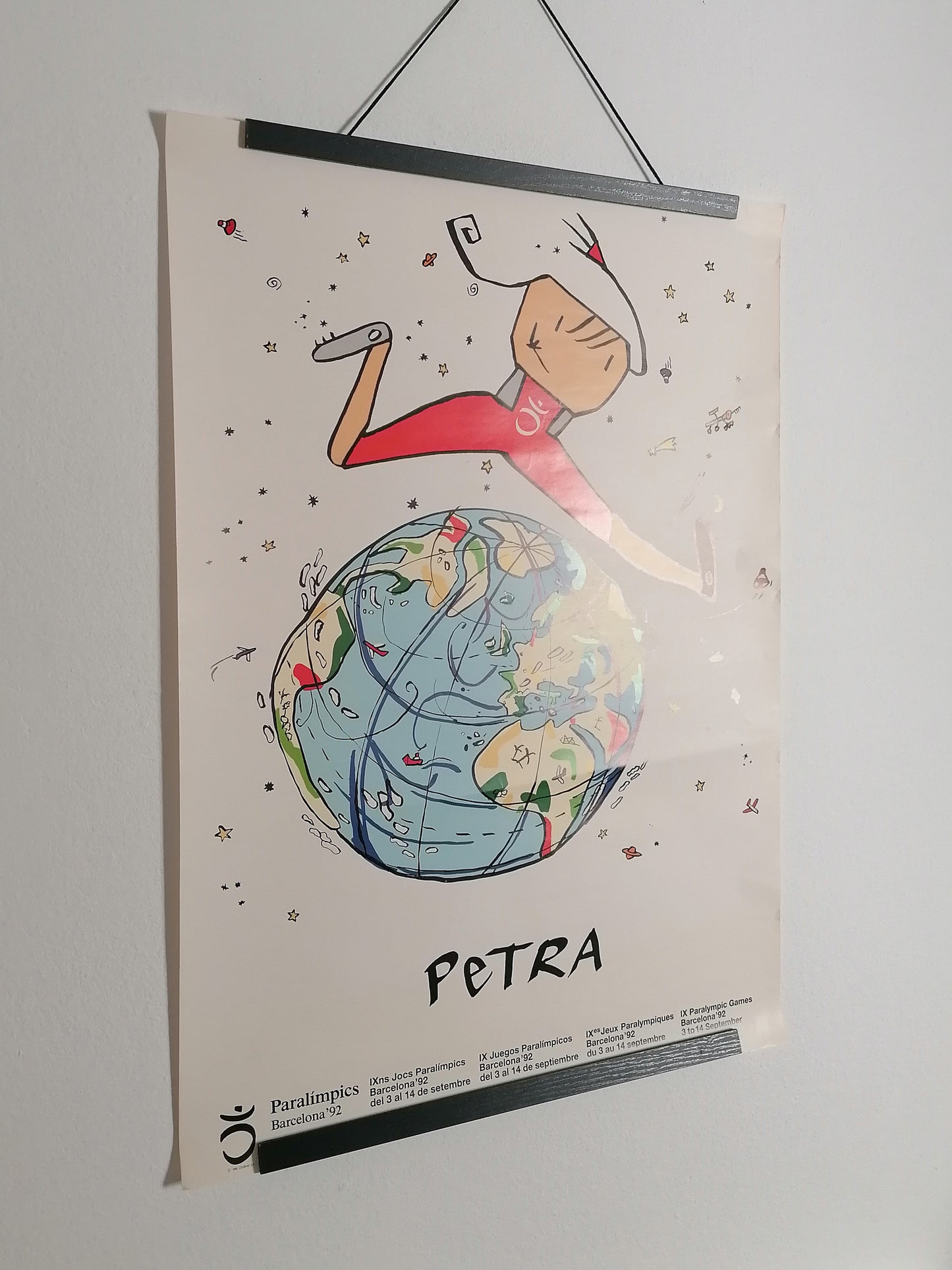 1992 Paralympic Poster Petra Mascot by Javier Mariscal