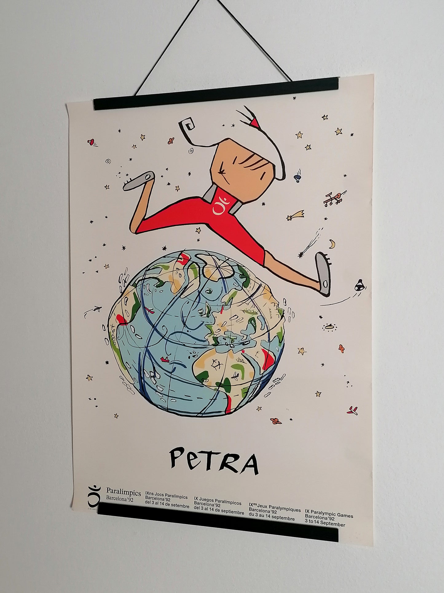 1992 Paralympic Poster Petra Mascot by Javier Mariscal