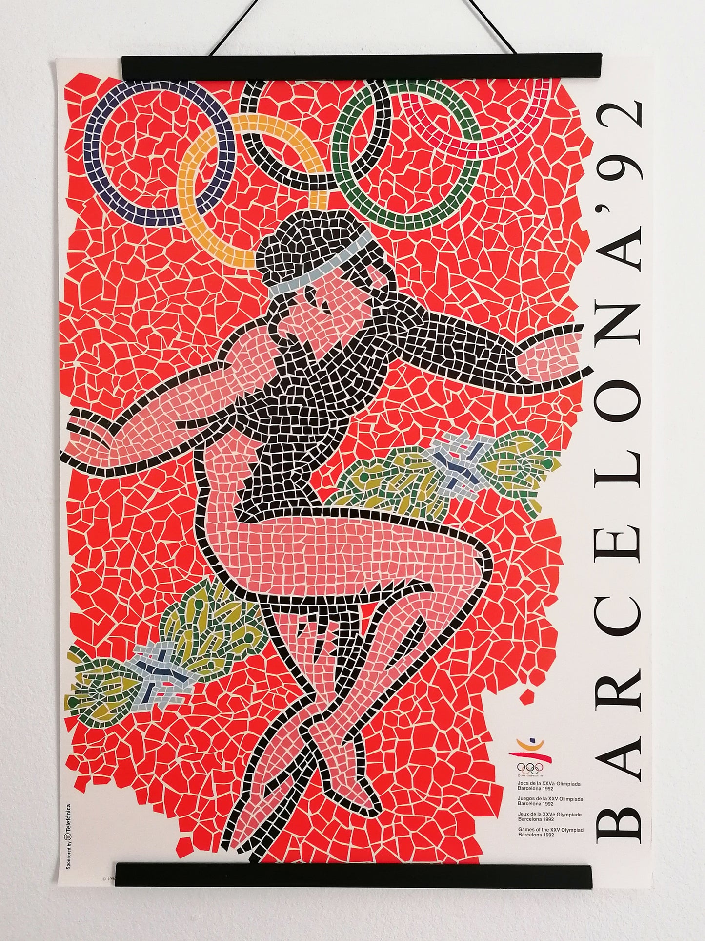 Barcelona 1992 Olympic Poster by Carlos Rolando