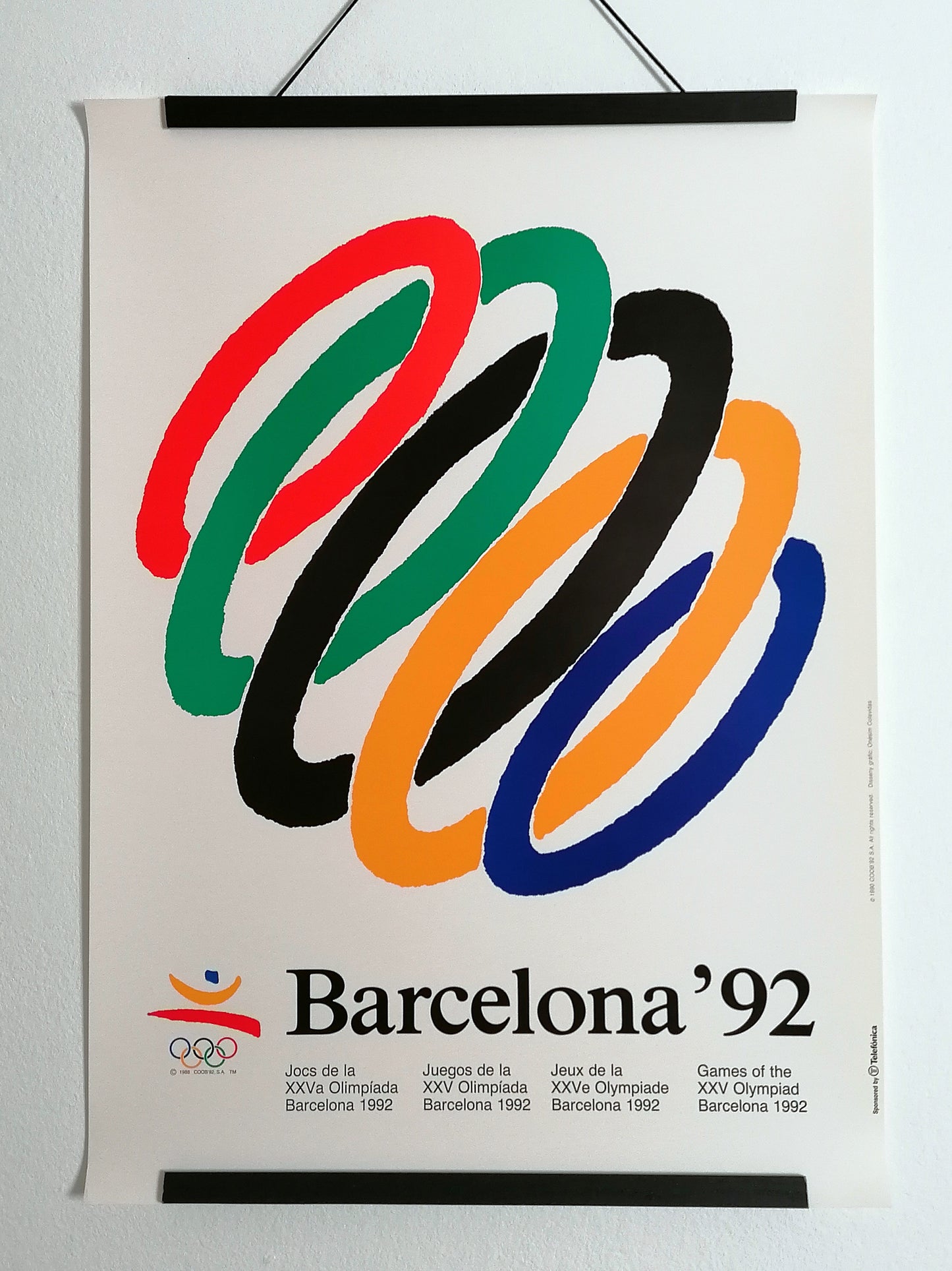 Barcelona 92 Poster Olympic Art Summer Games by Onésimo Colavidas