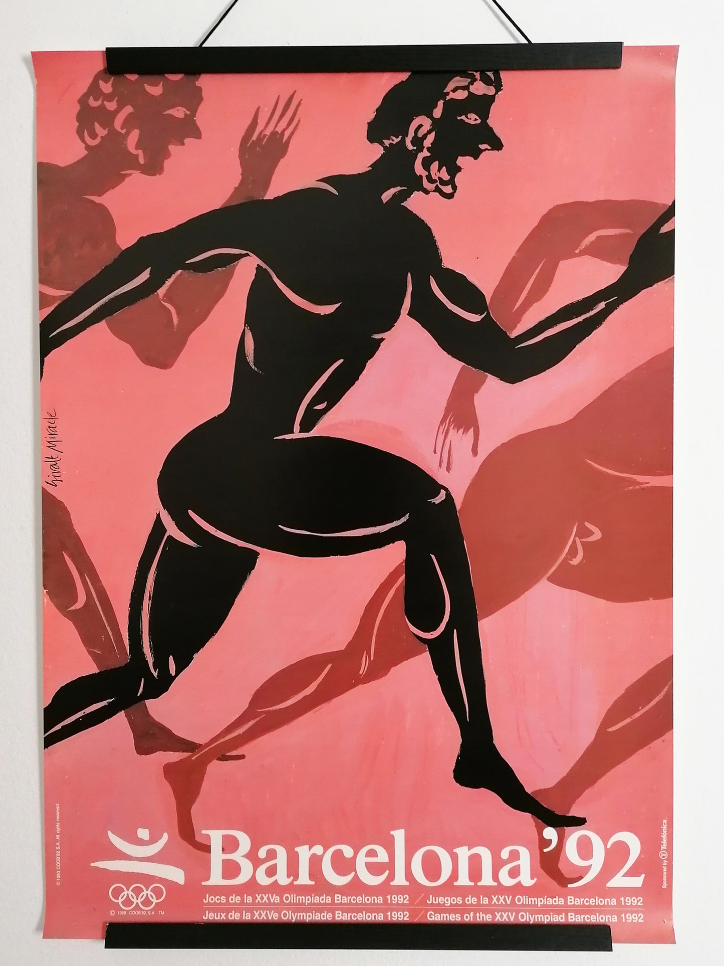 Barcelona 92 Poster from Olympic Summer Games by Giralt Miracle