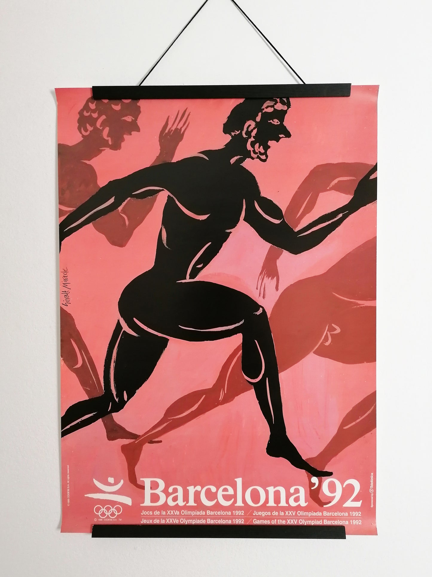 Barcelona 92 Poster from Olympic Summer Games by Giralt Miracle