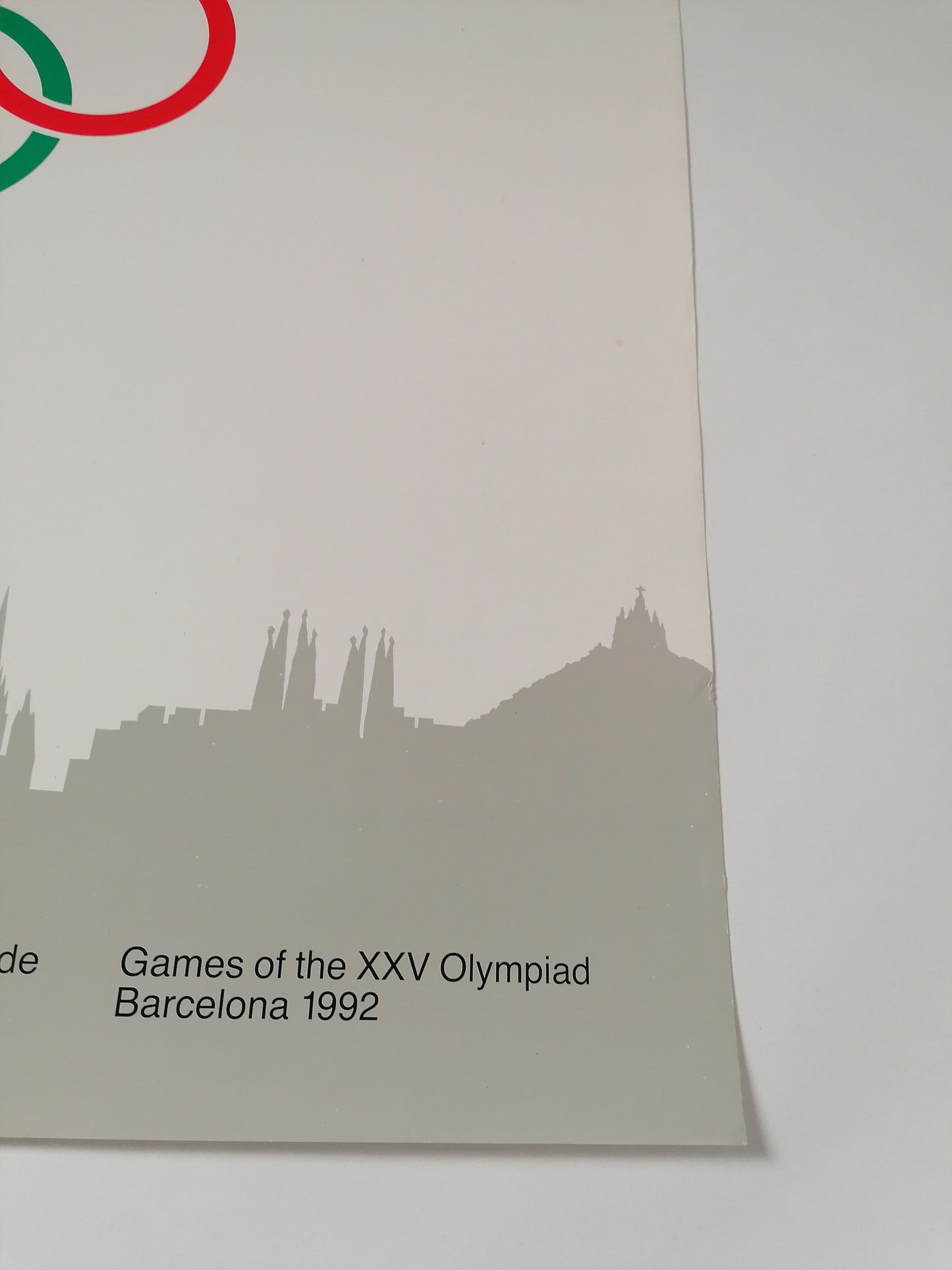 1992 Olympic Poster Logo by Josep Maria Trias