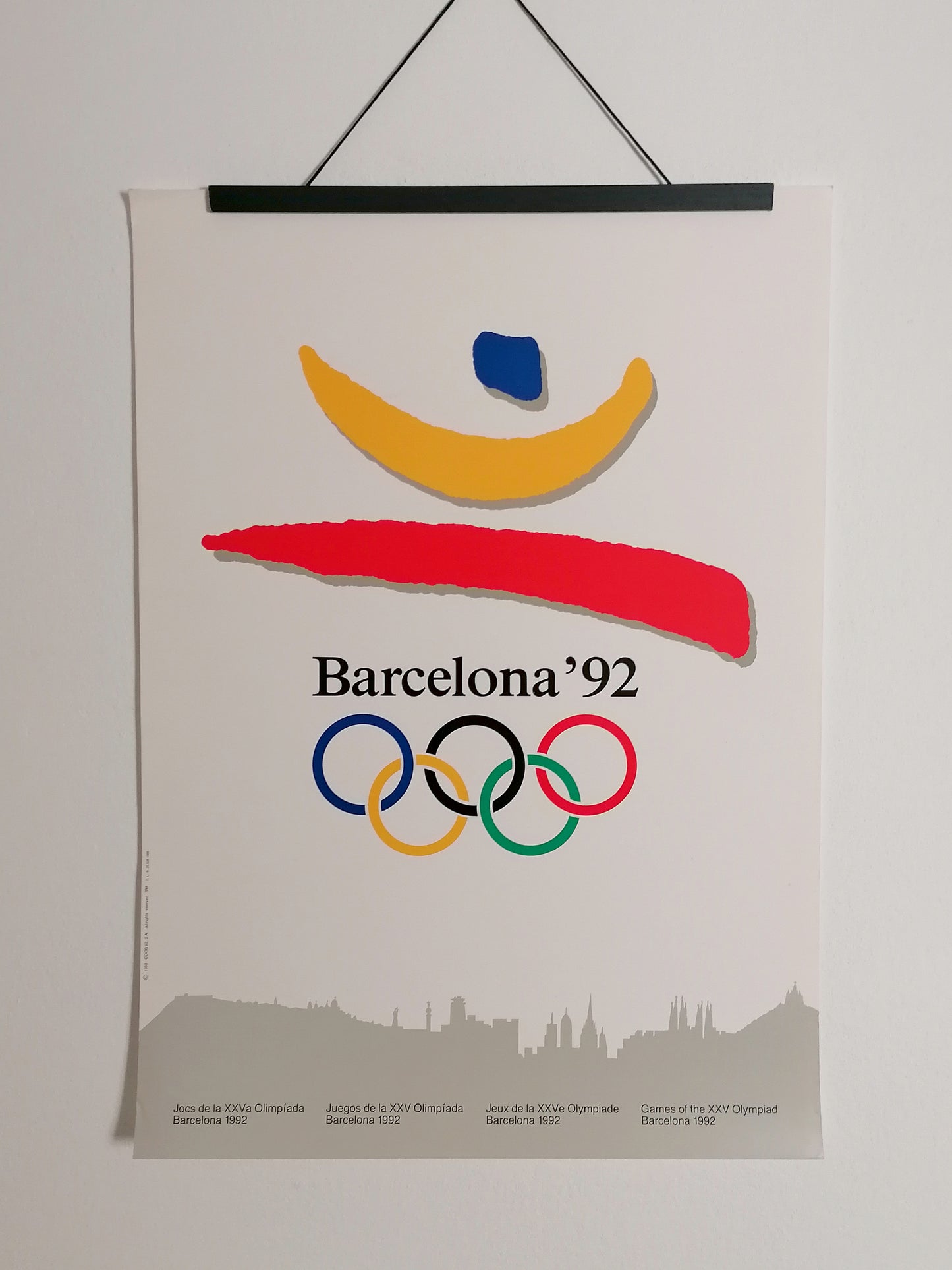 1992 Olympic Poster Logo by Josep Maria Trias