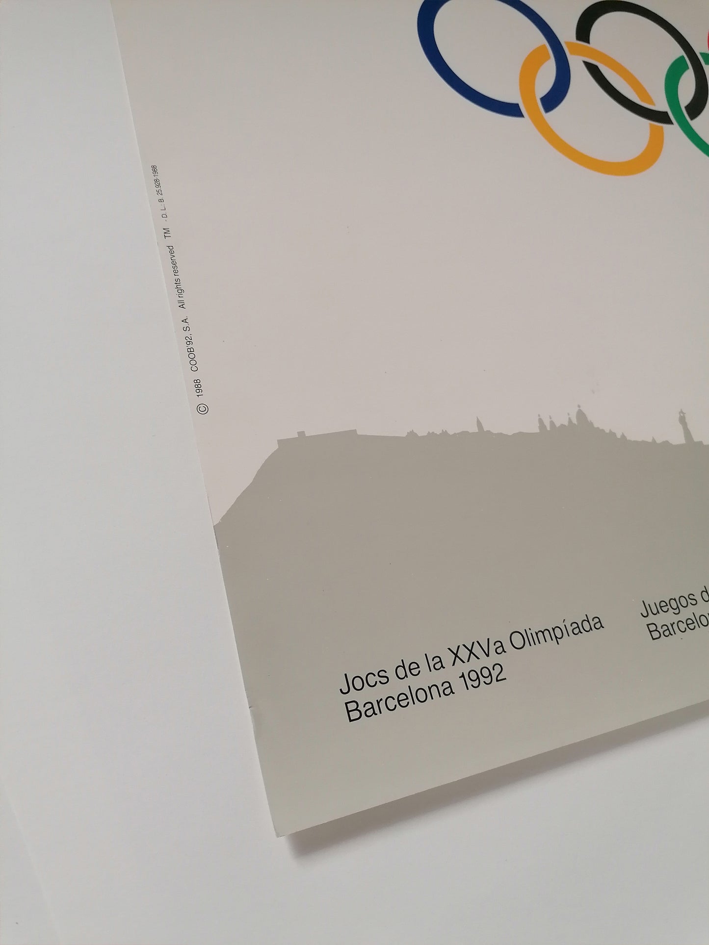 1992 Olympic Poster Logo by Josep Maria Trias