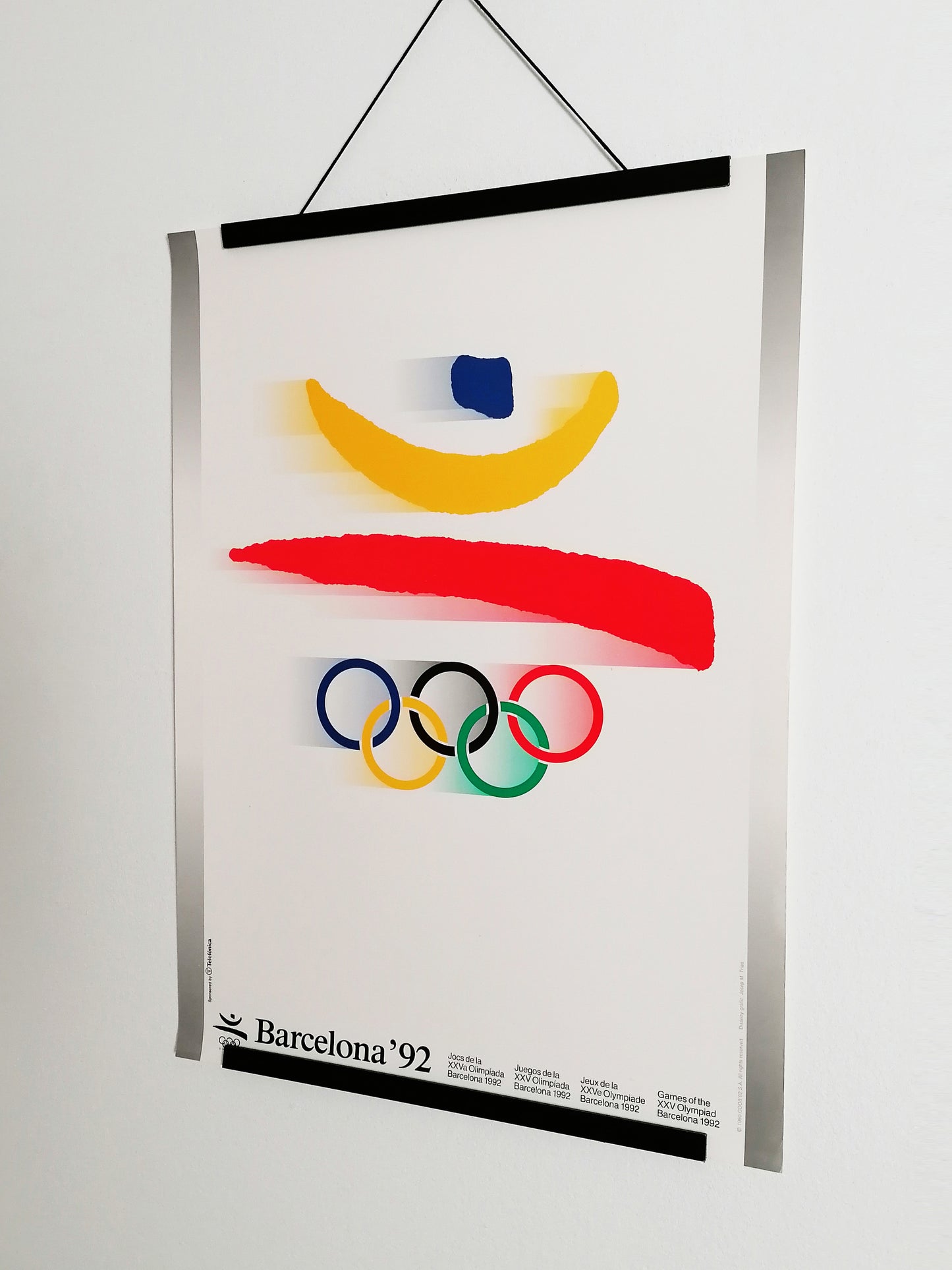 1992 Olympic Poster Logo by Josep Maria Trias