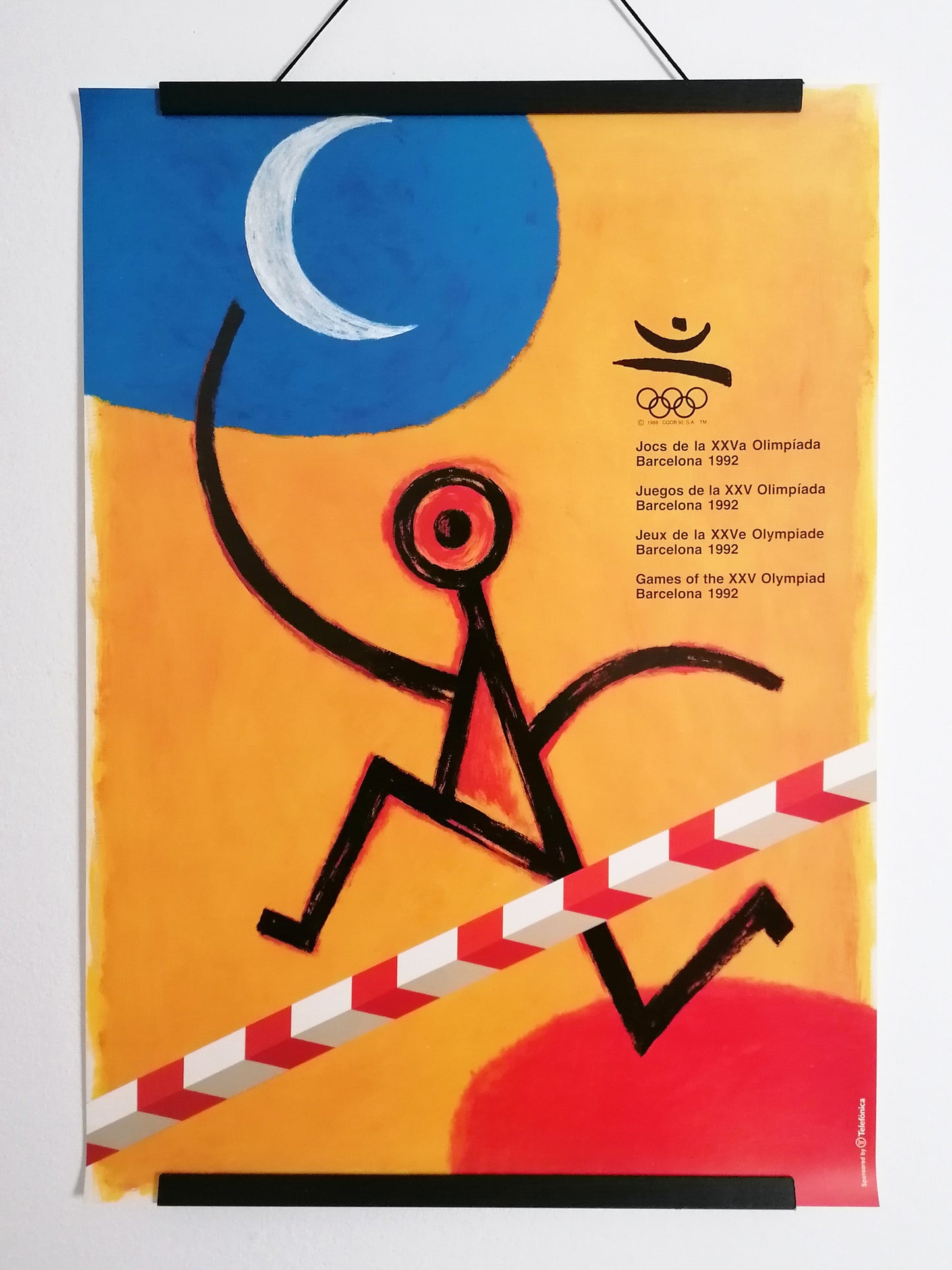 Olympic Poster from Barcelona 92 Summer Games by Peret