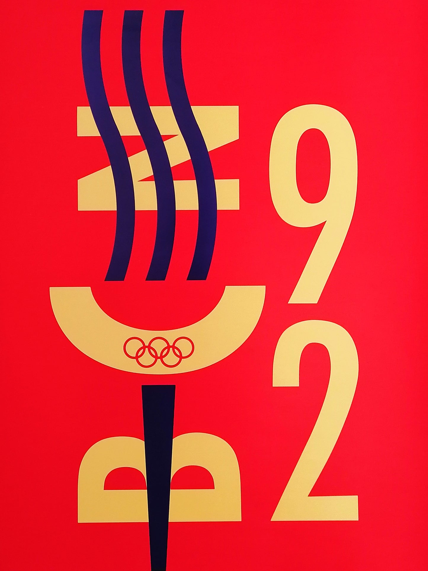 Olympic Poster 1992 Barcelona Summer Games by Quim Nolla