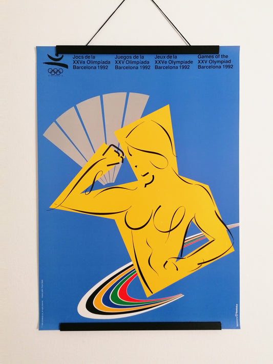 Barcelona 1992 Olympic Poster by Ricard Badia