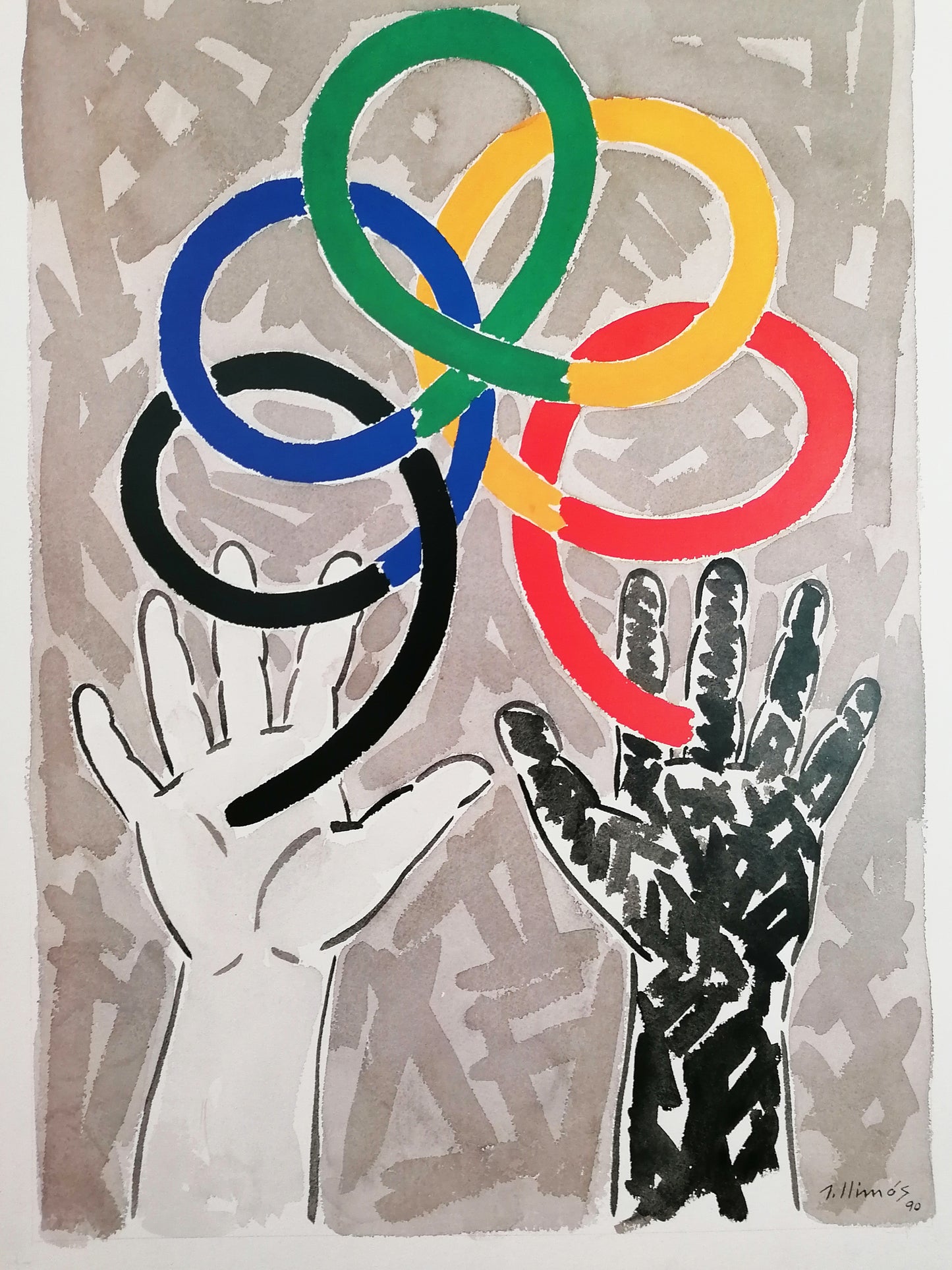 Olympic Poster from Barcelona 1992 by Robert Llimós