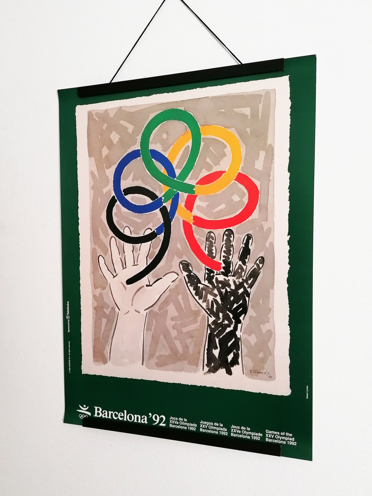 Olympic Poster from Barcelona 1992 by Robert Llimós