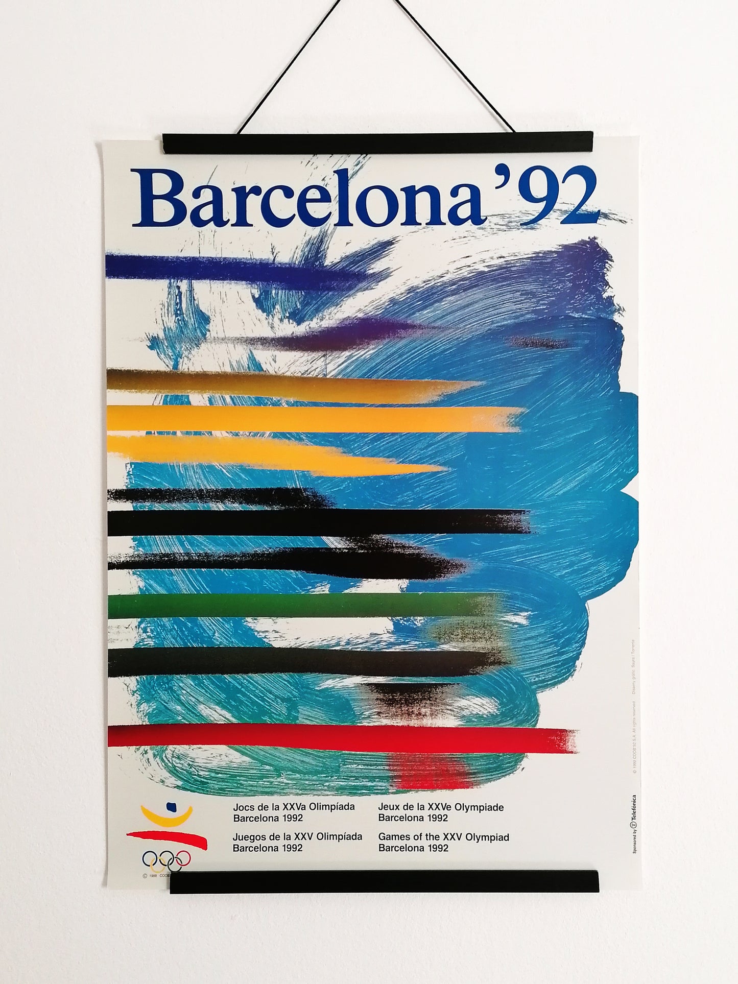 Olympic Poster from Barcelona 92 by Saura Torrente