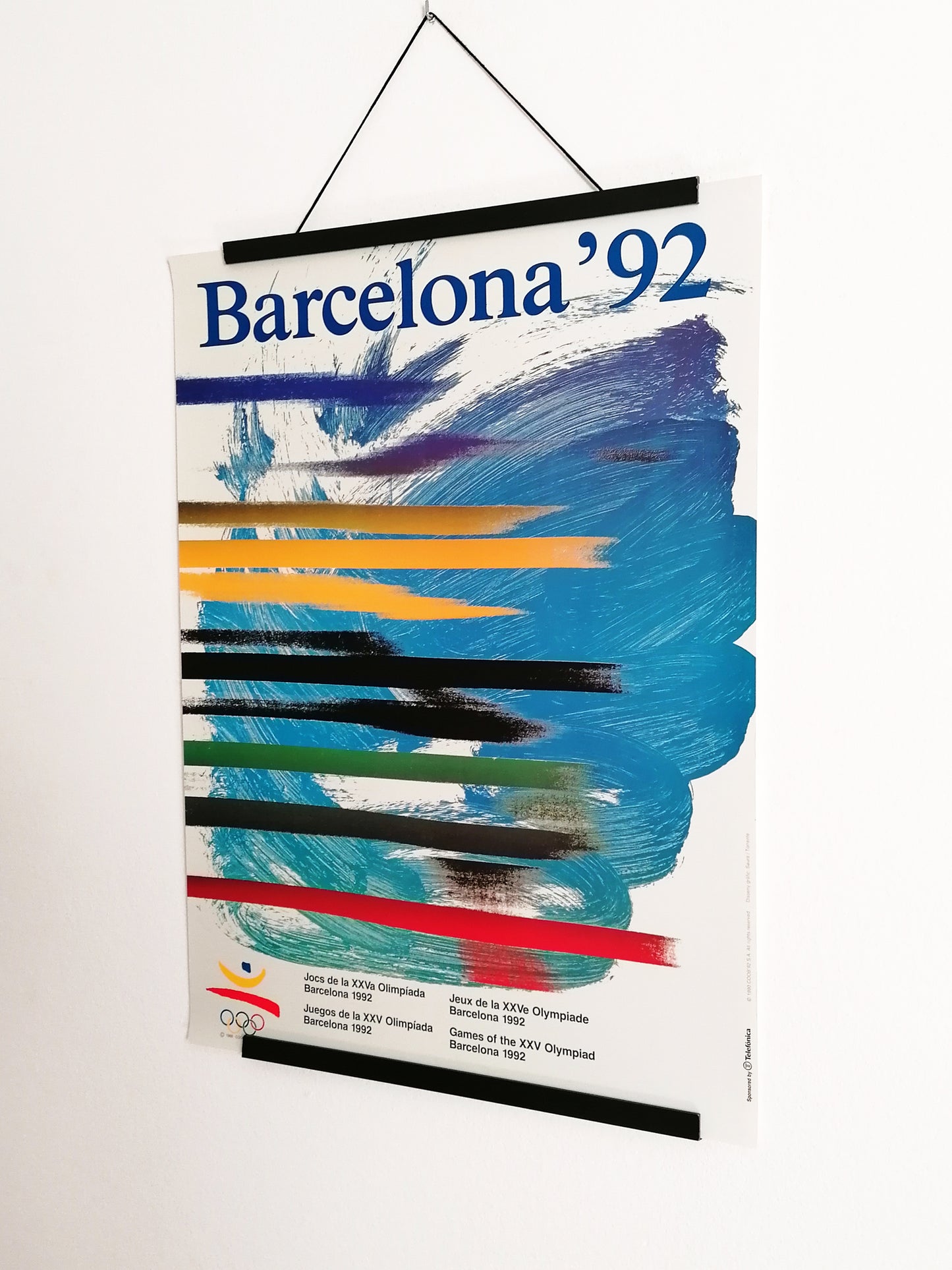 Olympic Poster from Barcelona 92 by Saura Torrente