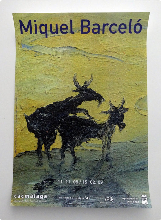 2008 Miquel Barceló Exhibition Poster