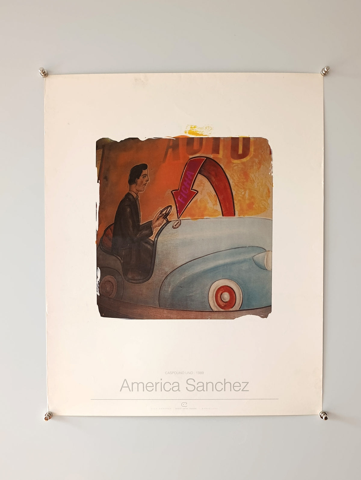 Cartel América Sanchez Capolino 1/4