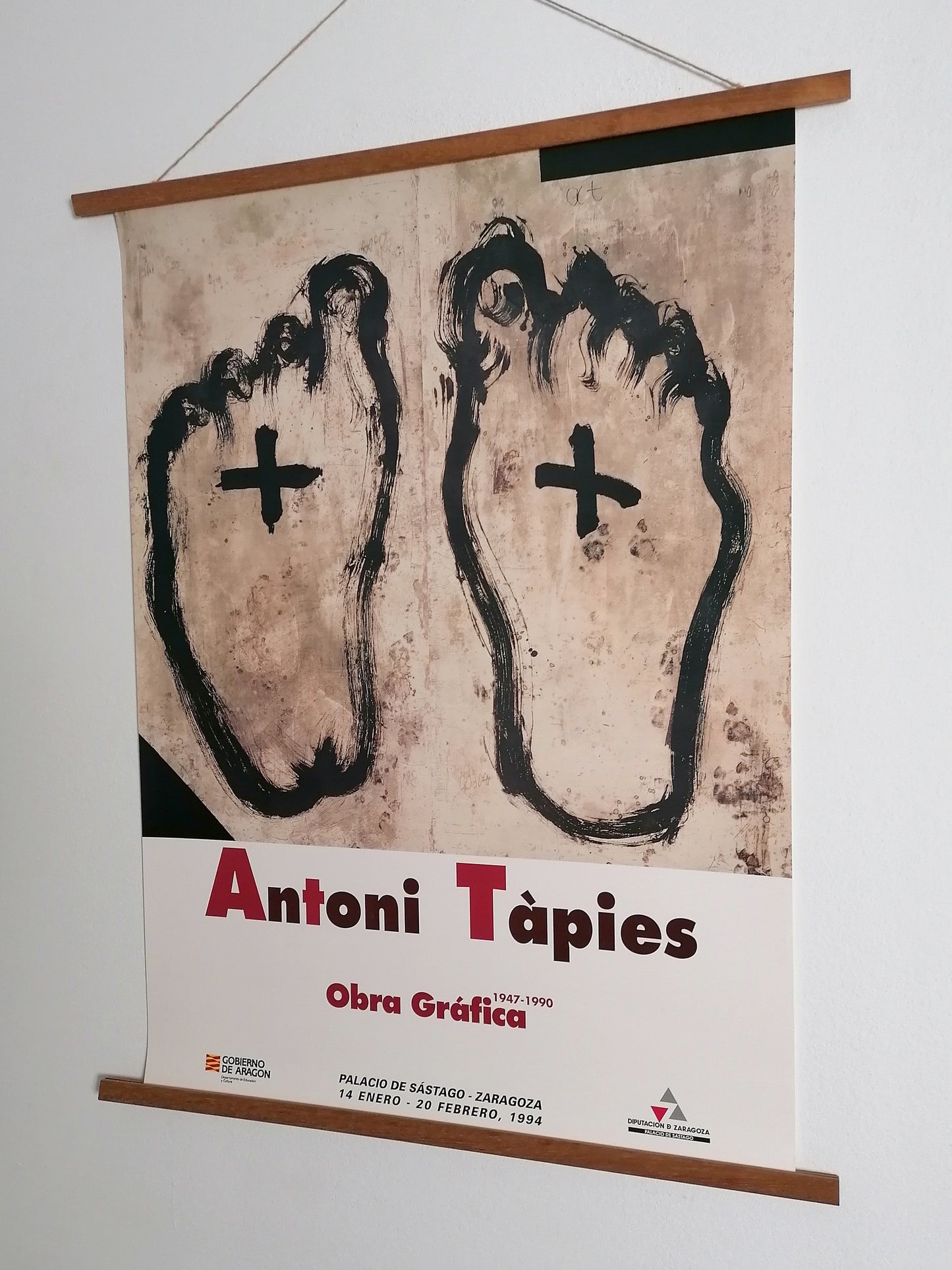 1994 Large Poster Antoni Tapies Spain Exhibition