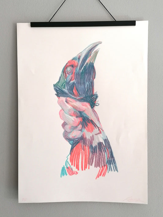 Death of Beauty Art Print Signed by ARYZ