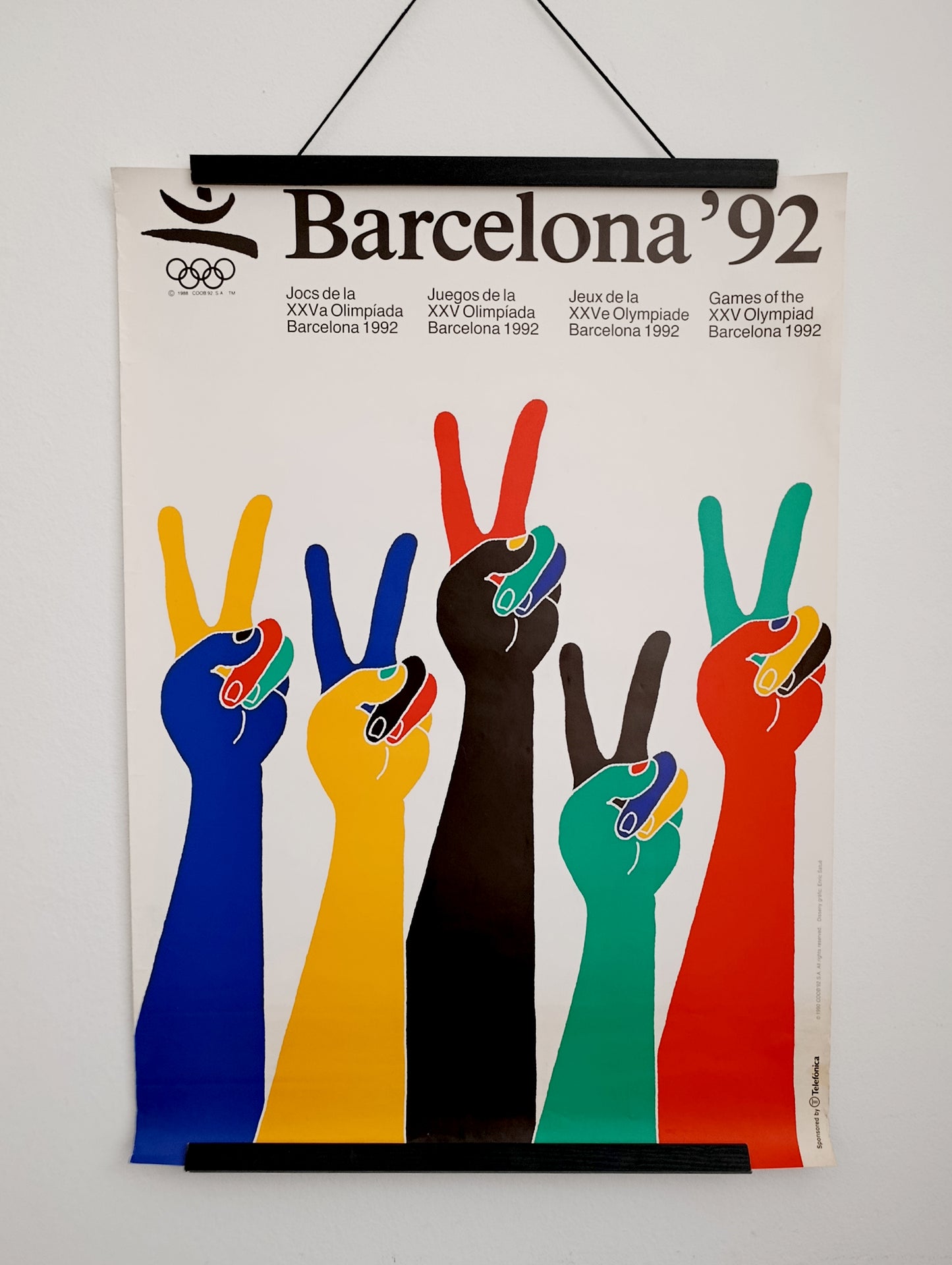 Barcelona 92 Olympic Poster by Enric Satué