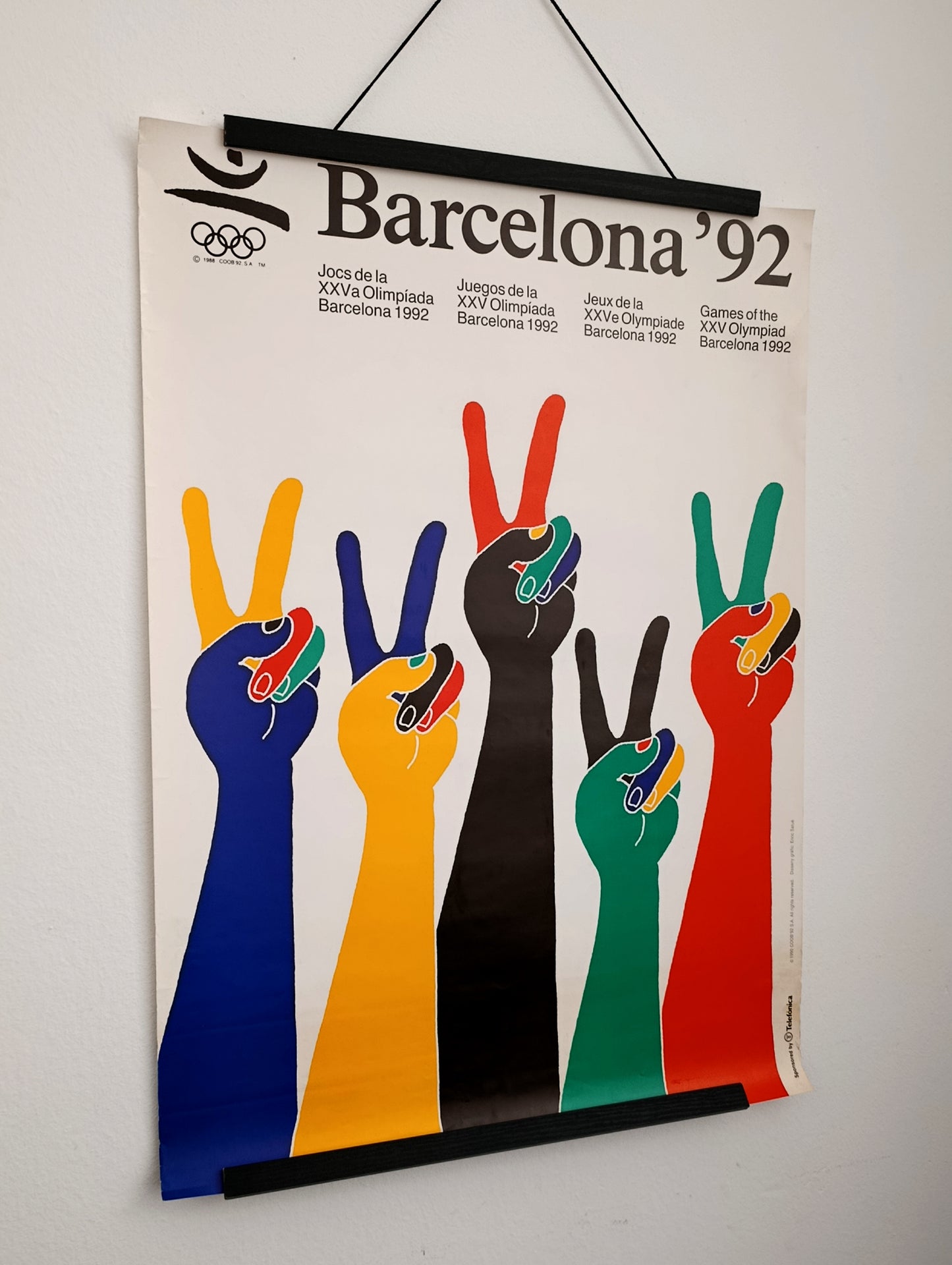 Barcelona 92 Olympic Poster by Enric Satué