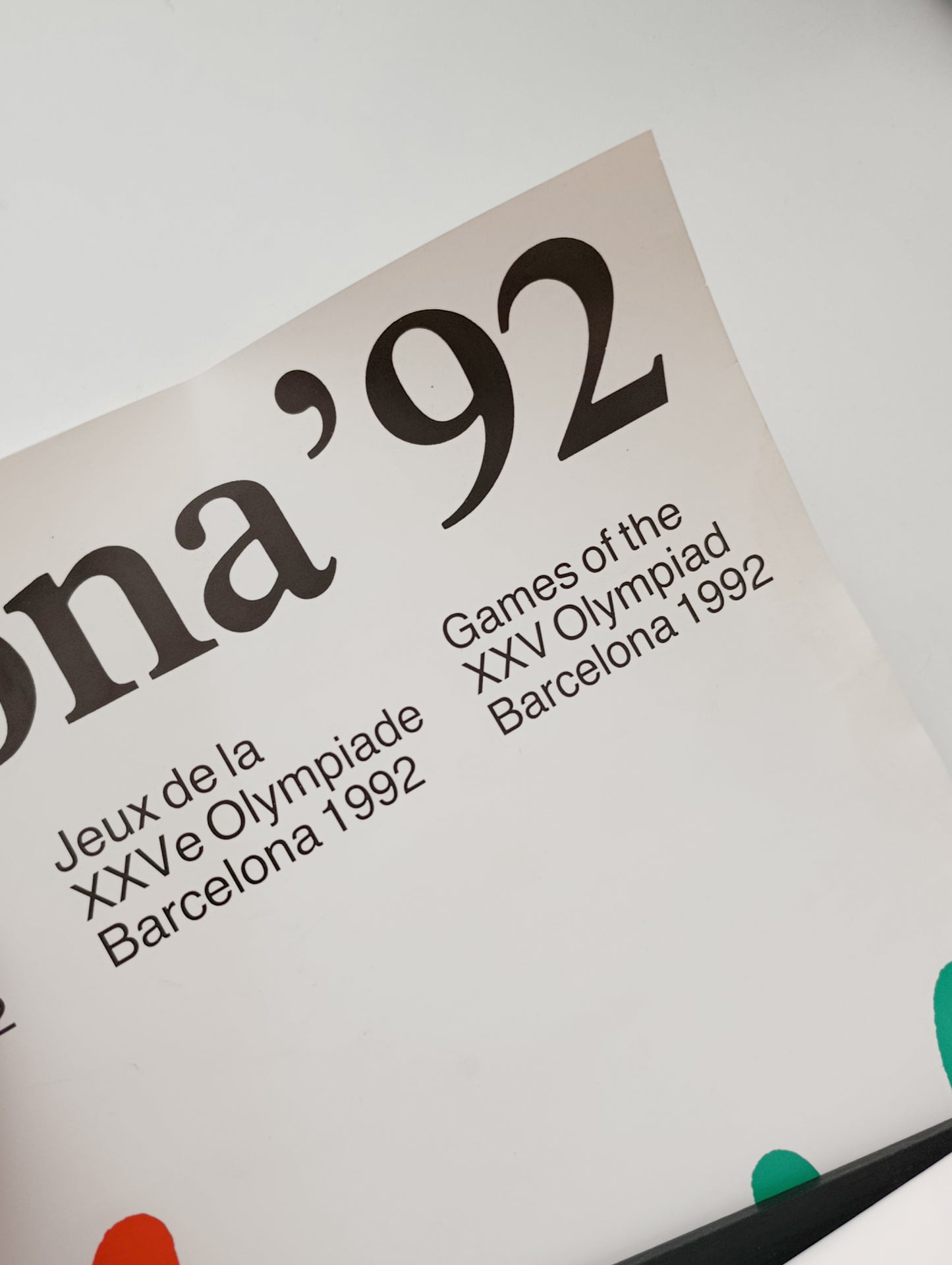 Barcelona 92 Olympic Poster by Enric Satué
