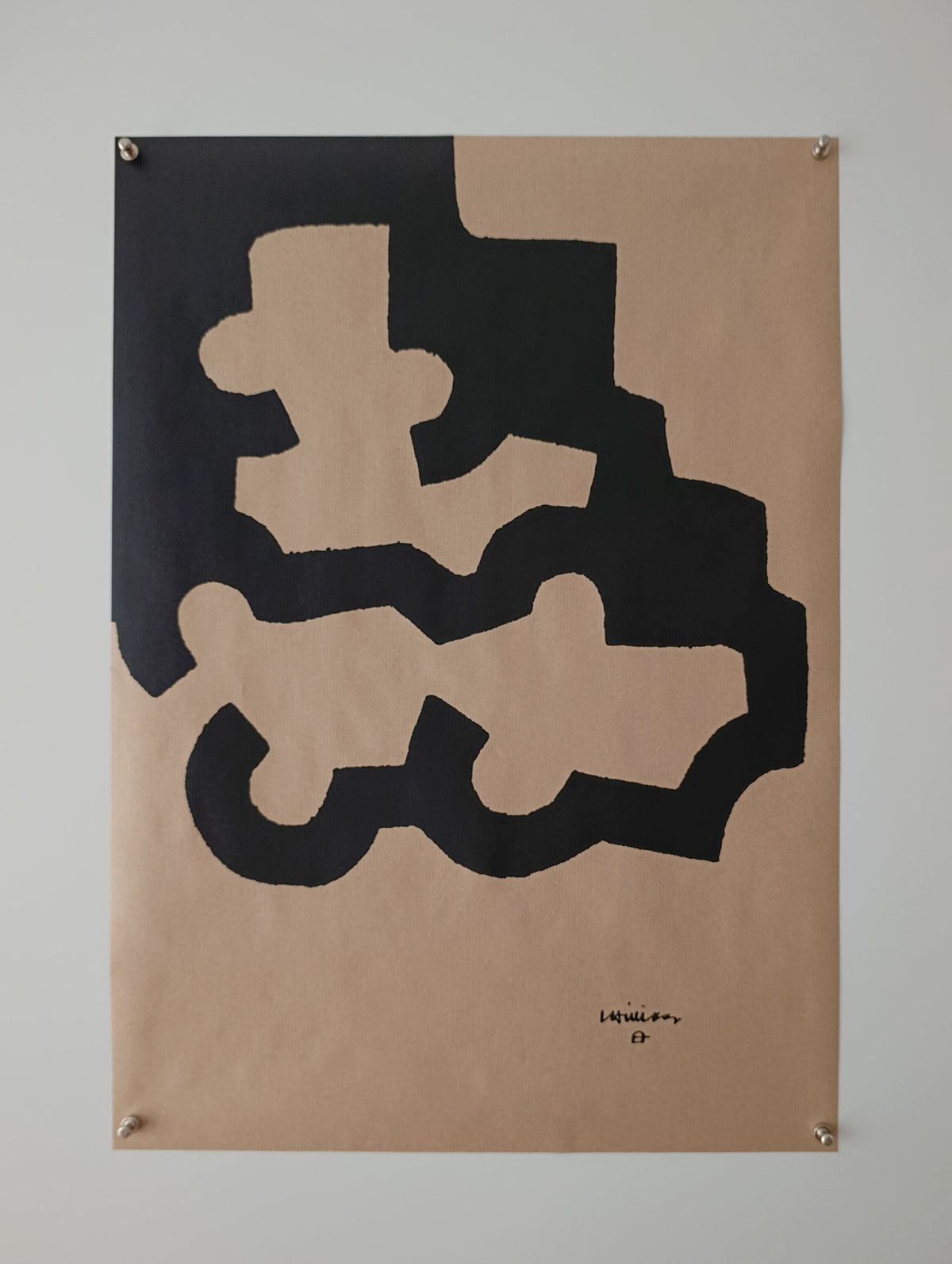 Eduardo Chillida Print 50x70 Art Serigraph