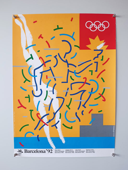 1992 Olympic Poster from Barcelona92 by Alonso / Ayguadé low