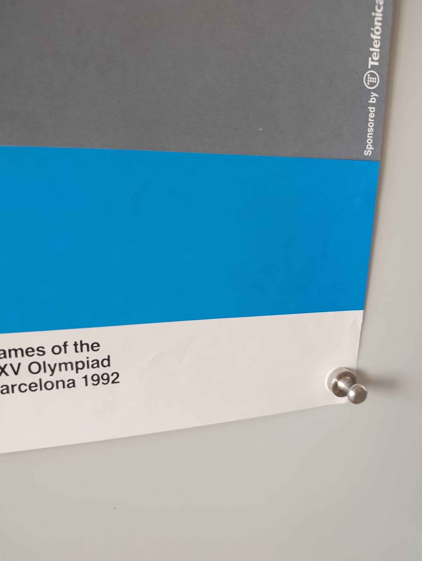 1992 Olympic Poster from Barcelona92 by Alonso / Ayguadé low