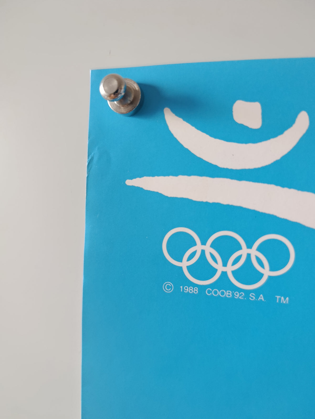 Olympic Poster from Barcelona 1992 by Arcadi Moradell low