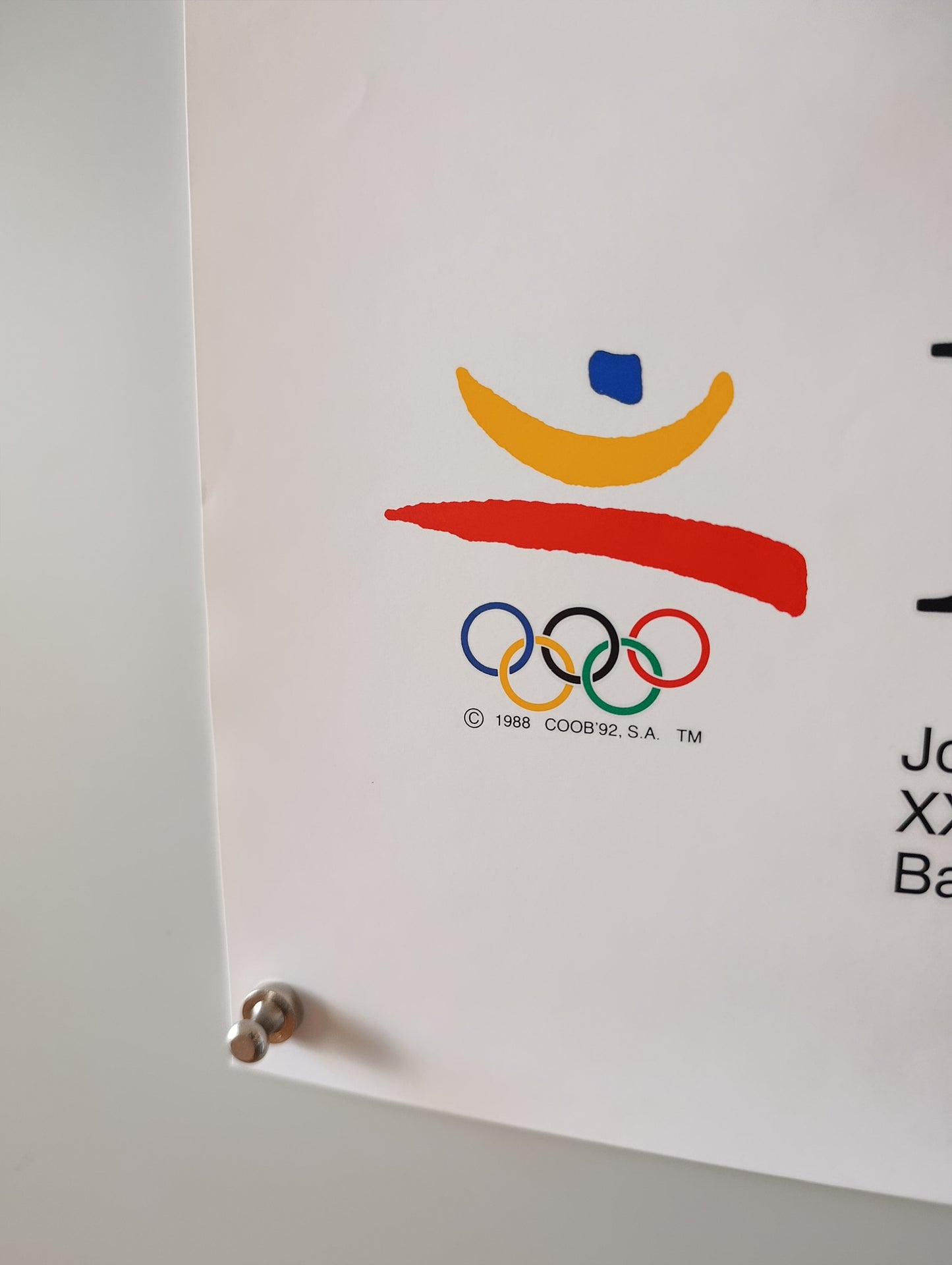 Barcelona 92 Poster Olympic Art Summer Games by Onésimo Colavidas low