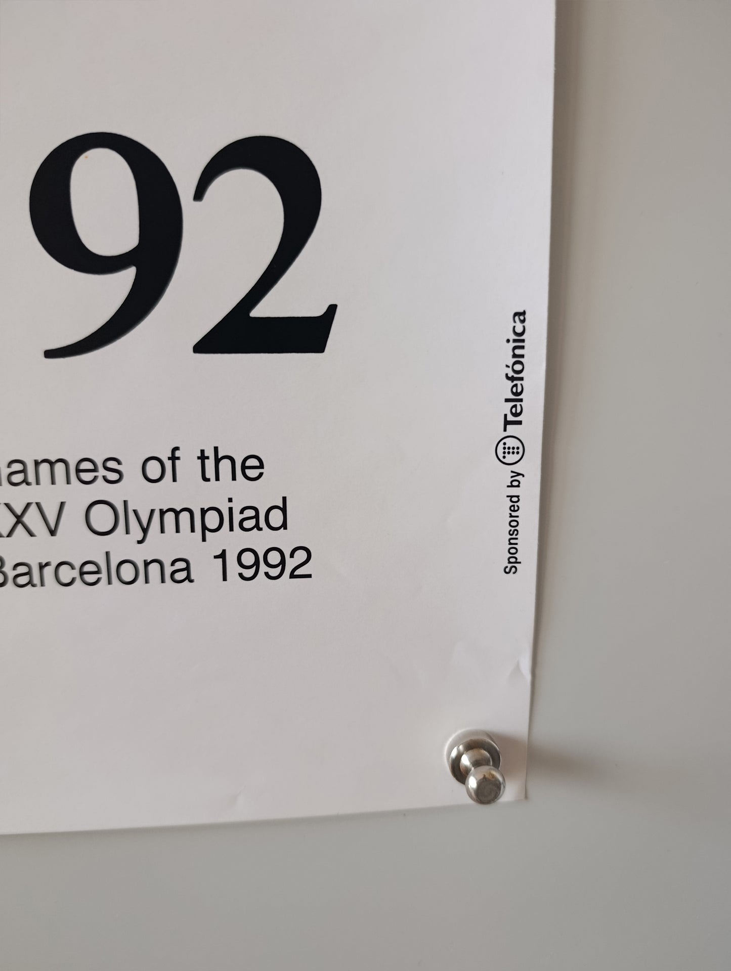 Barcelona 92 Poster Olympic Art Summer Games by Onésimo Colavidas low