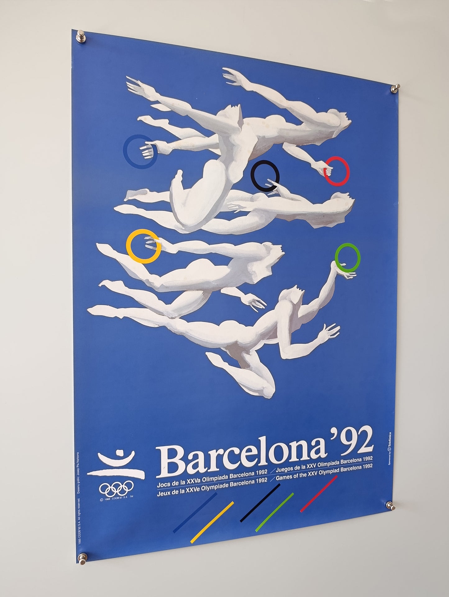 Barcelona 1992 Olympic Poster by Josep Pla Narbona