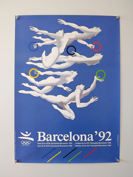 Barcelona 1992 Olympic Poster by Josep Pla Narbona