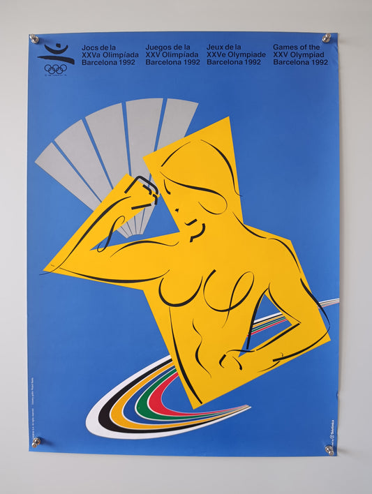 Barcelona 1992 Olympic Poster by Ricard Badia low