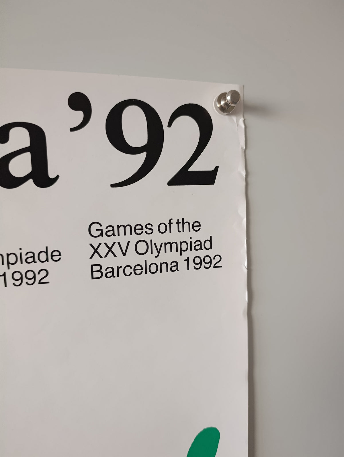 Barcelona 92 Olympic Poster by Enric Satué low