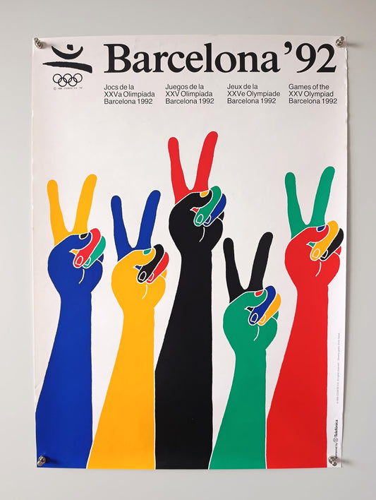 Barcelona 92 Olympic Poster by Enric Satué low