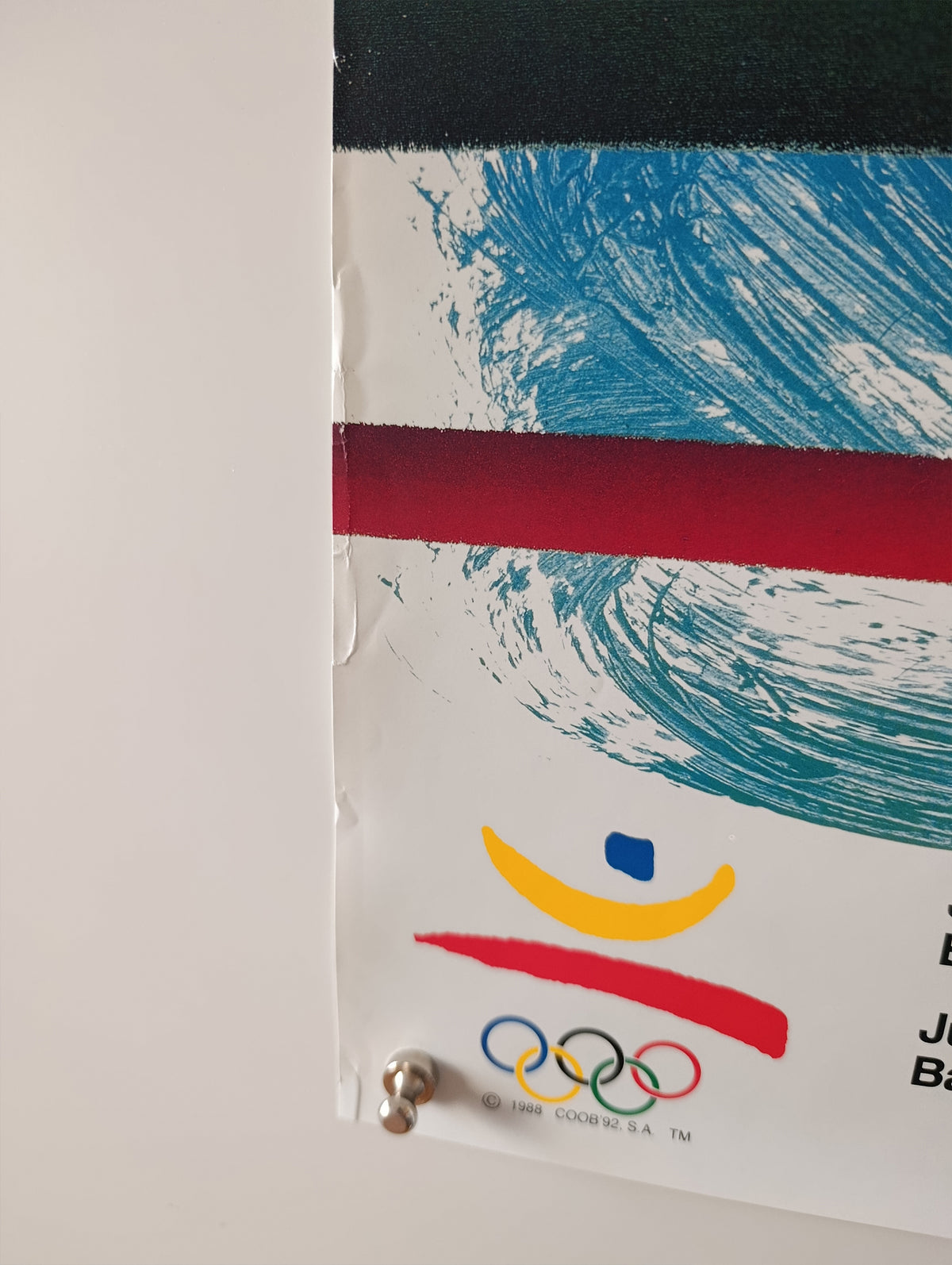 Olympic Poster Barcelona 92 by Saura Torrente low low