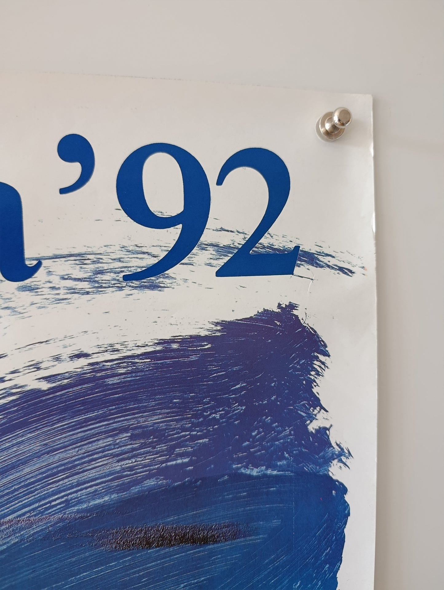 Olympic Poster Barcelona 92 by Saura Torrente / 5/10 Condition