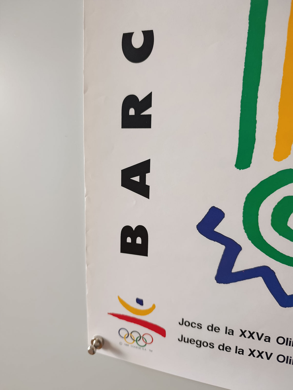 Barcelona 92 Olympic Poster by Pilar Villuendas y Josep Ramón Gómez low low