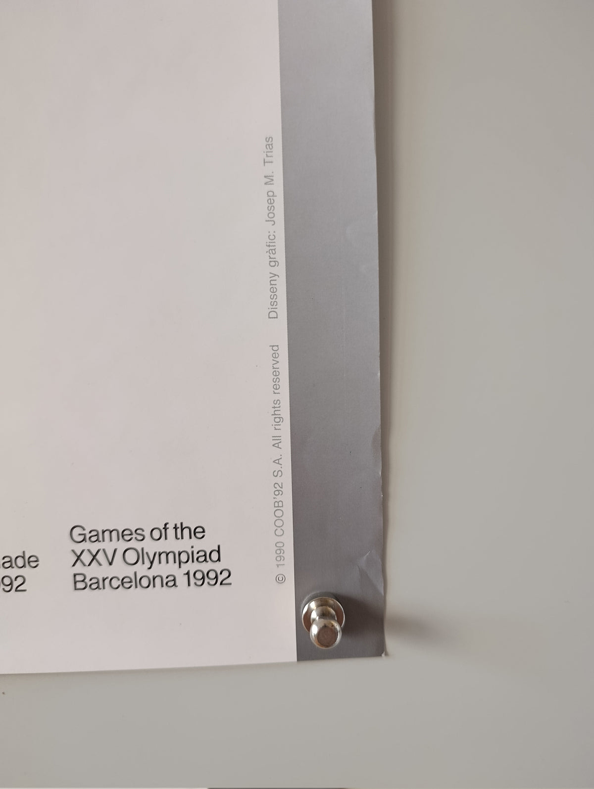 1992 Olympic Poster Logo by Josep Maria Trias low