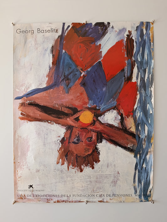 1990 Georg Baselitz Exhibition Poster from Madrid