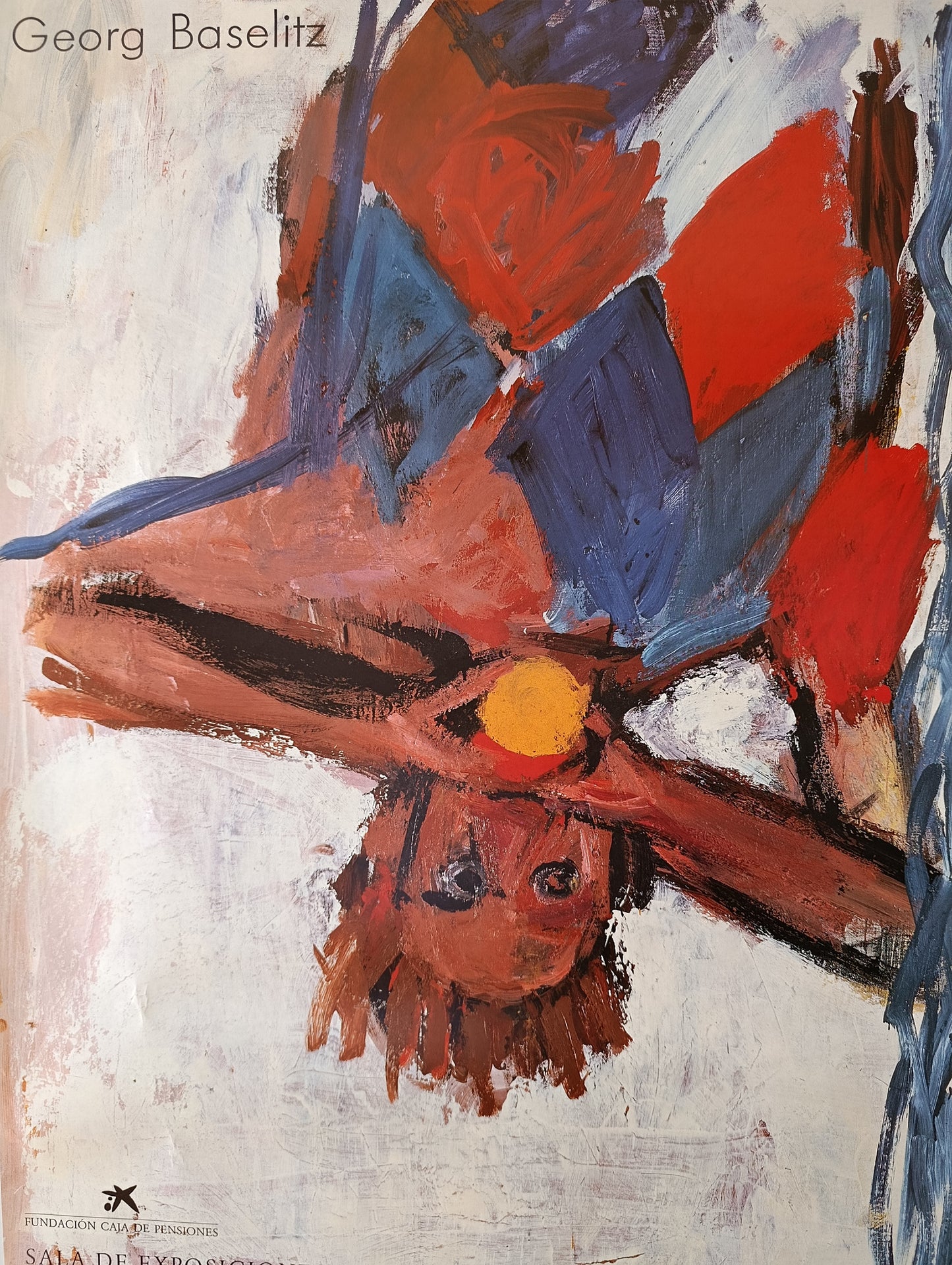 1990 Georg Baselitz Exhibition Poster from Madrid