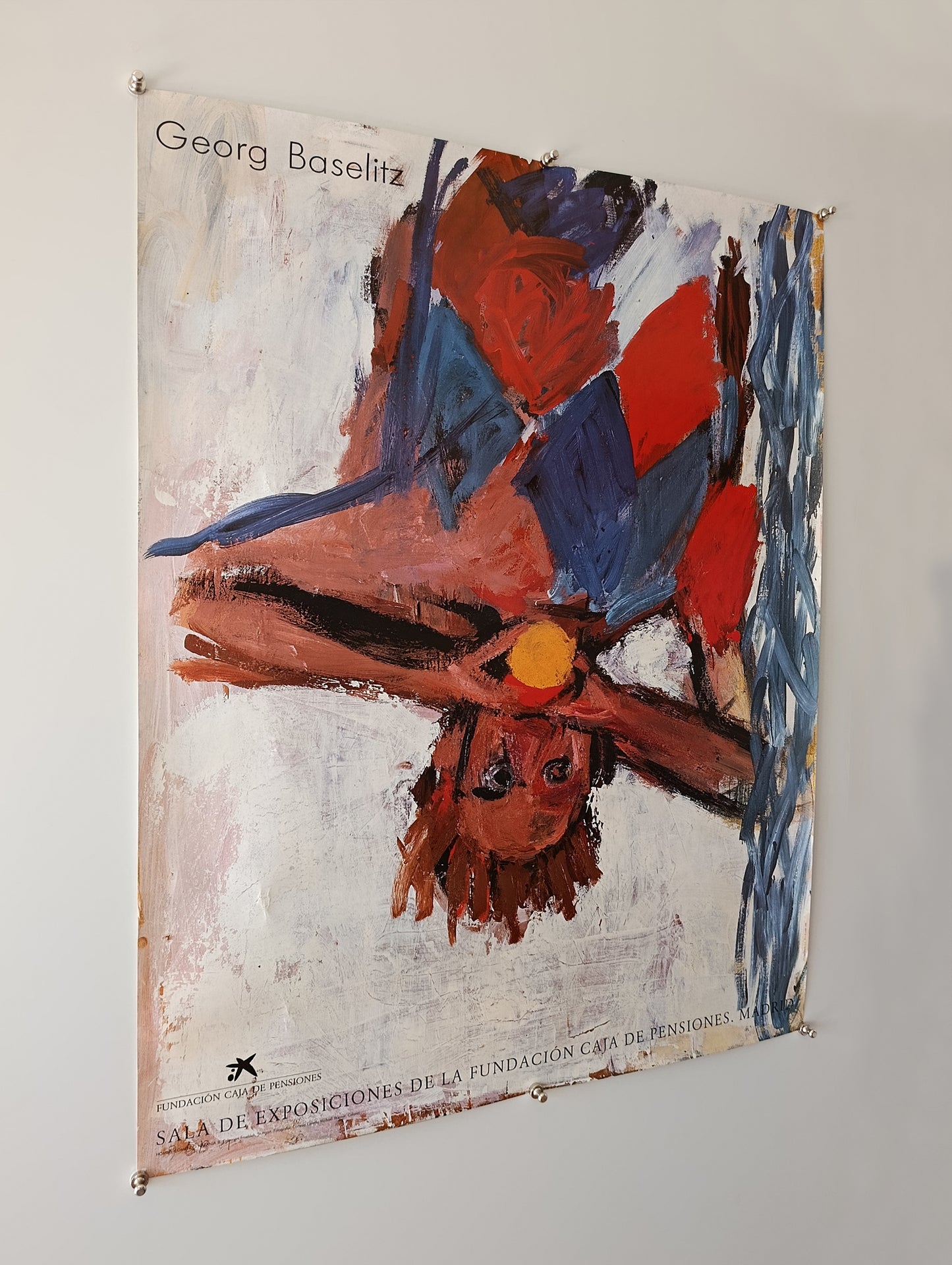 1990 Georg Baselitz Exhibition Poster from Madrid