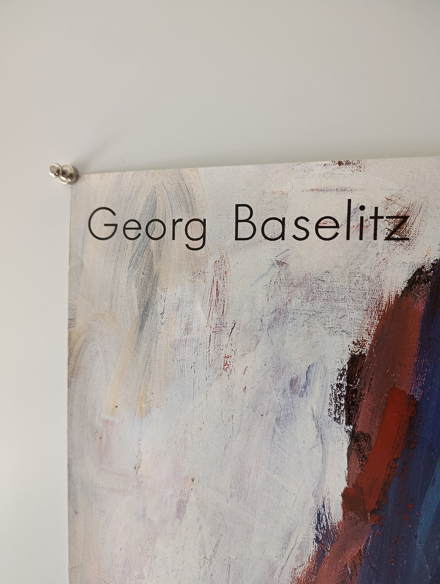 1990 Georg Baselitz Exhibition Poster from Madrid